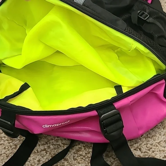 Adidas Black and Pink Sports Backpack - Picture 2 of 9